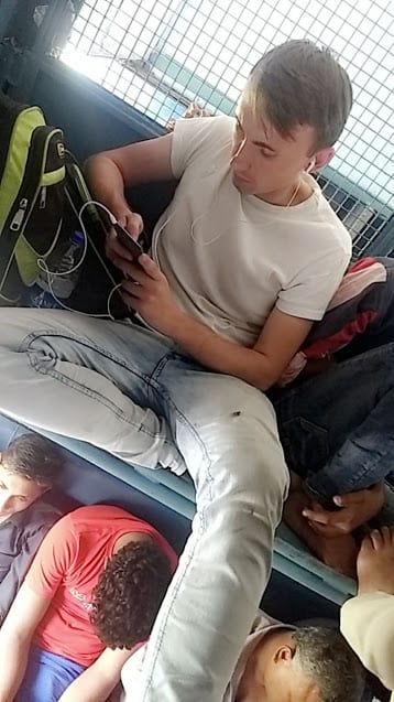 lowest class Indian train