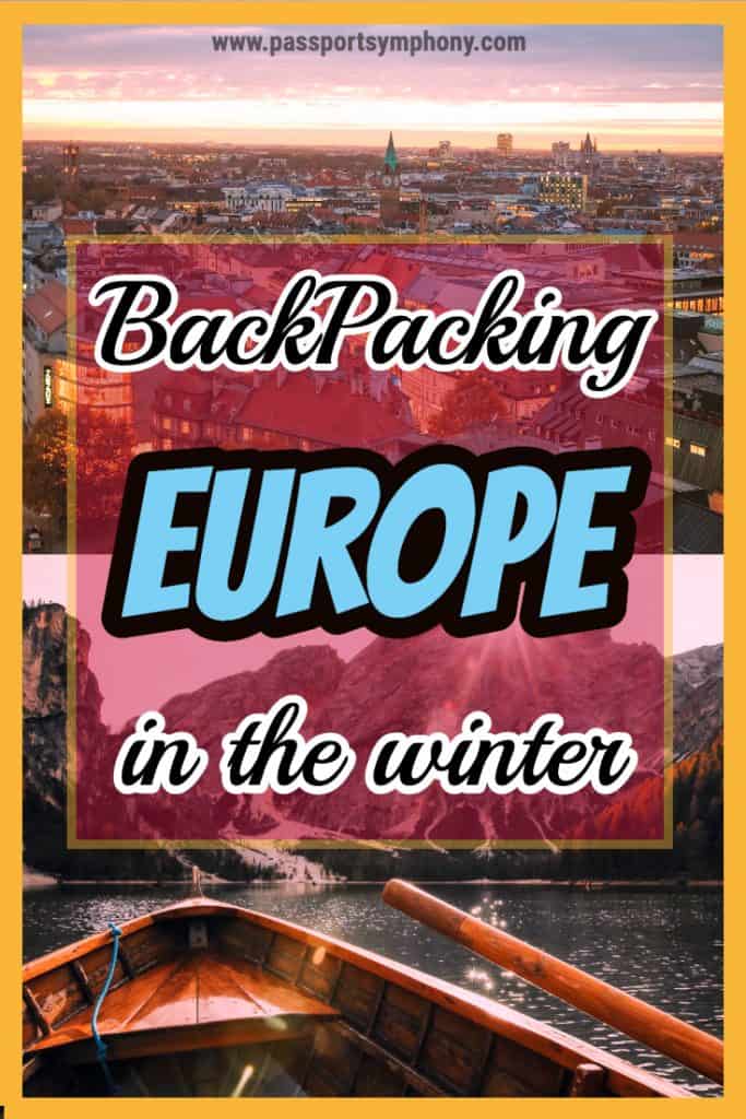 backpacking in Europe in winter