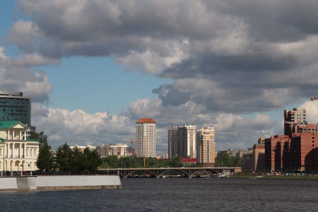 yekaterinburg riverfront