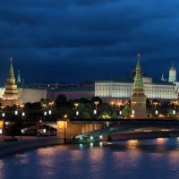 Moscow at night