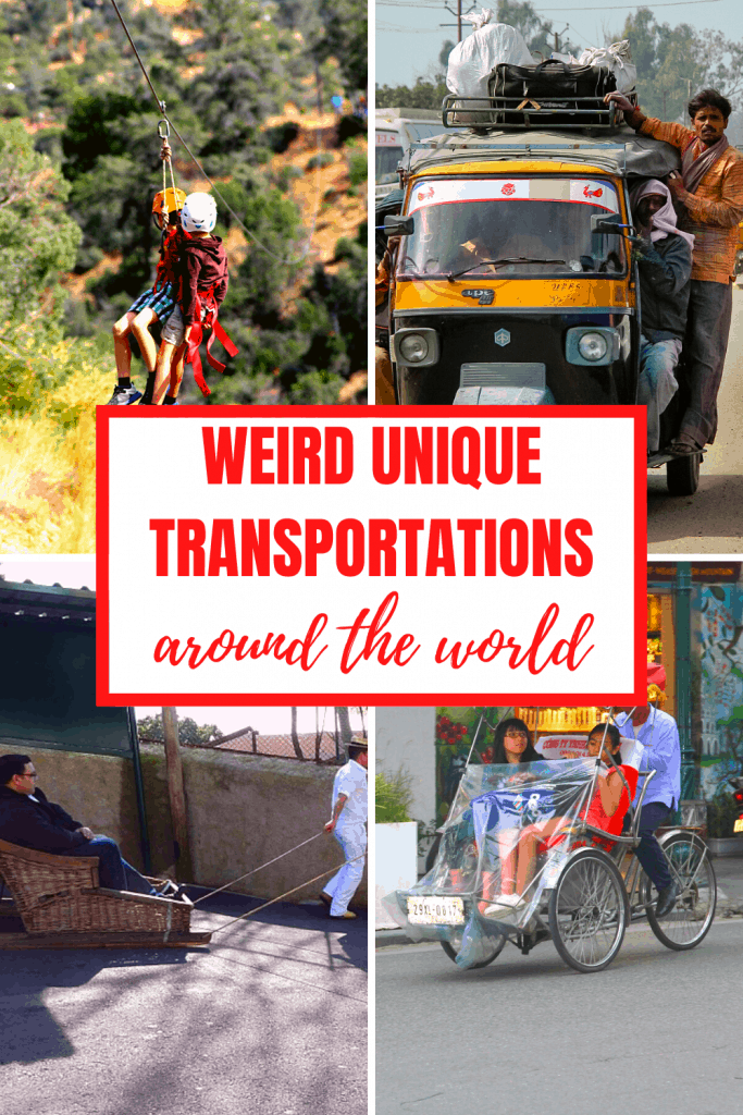 unique transportation methods around the world