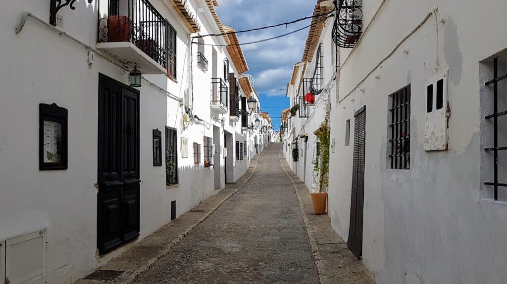 altea spain white town