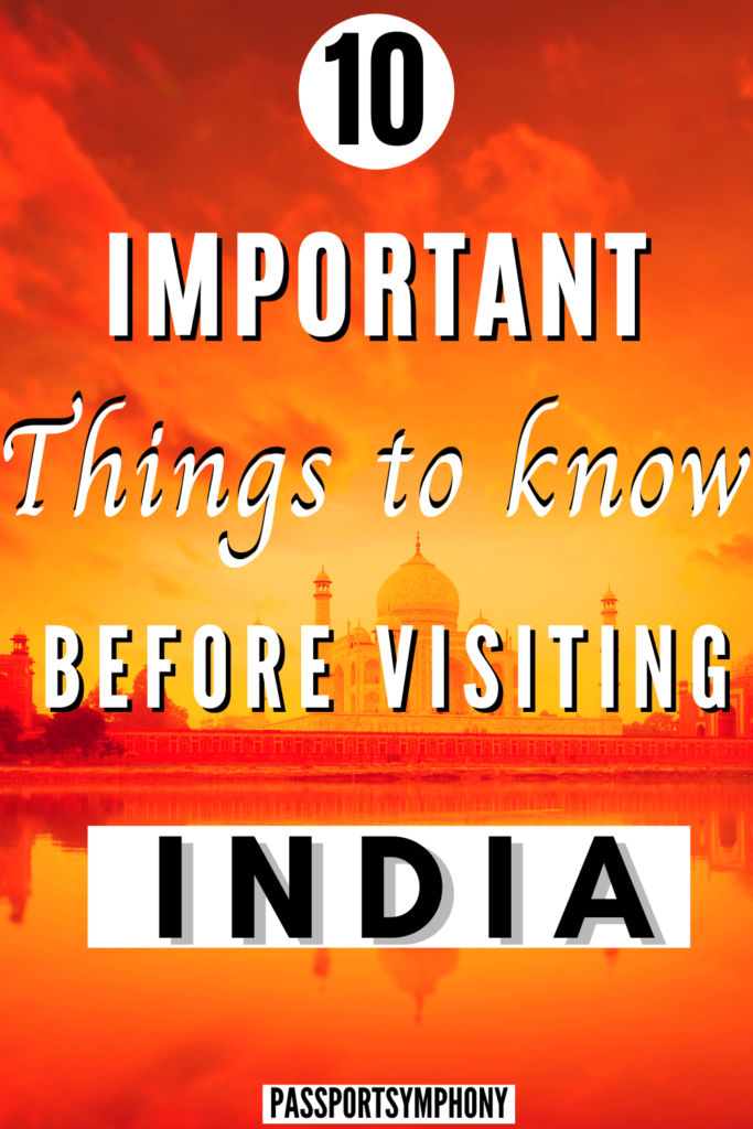 things to know before visiting india