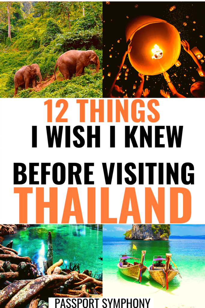 things to know before visiting thailand