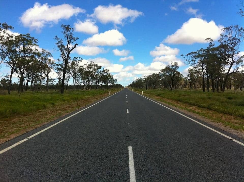 australia road landscape