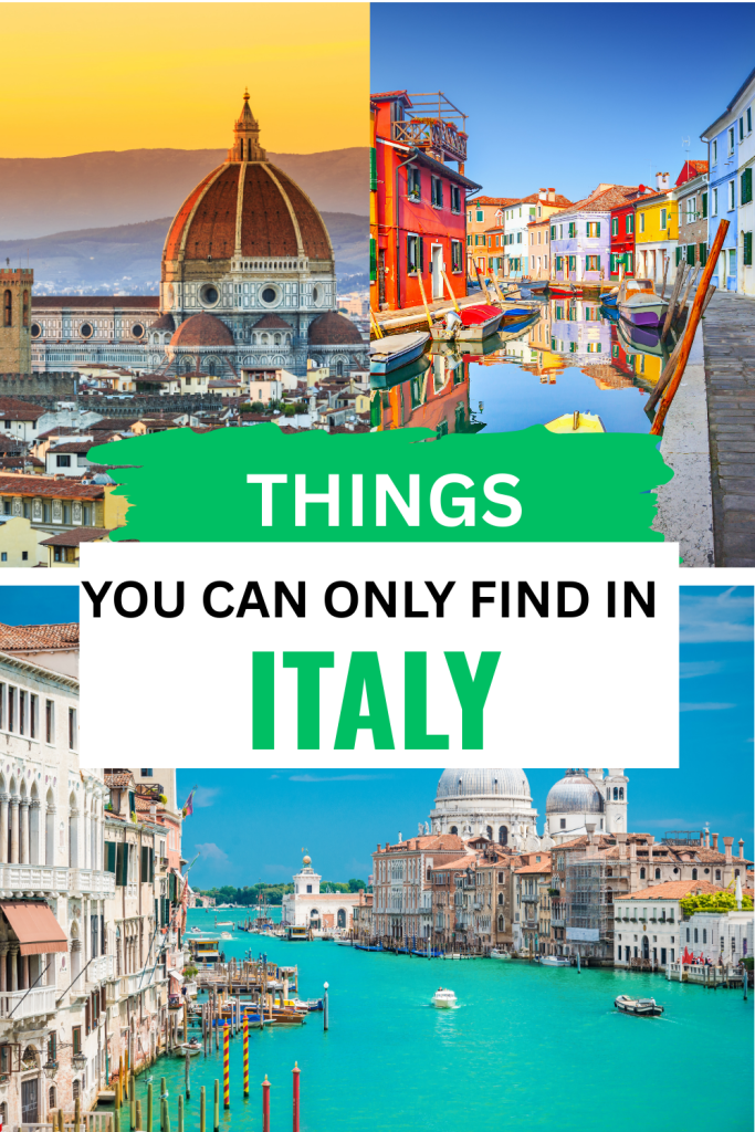 only in Italy