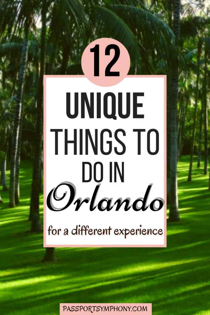12 unique things to do in Orlando