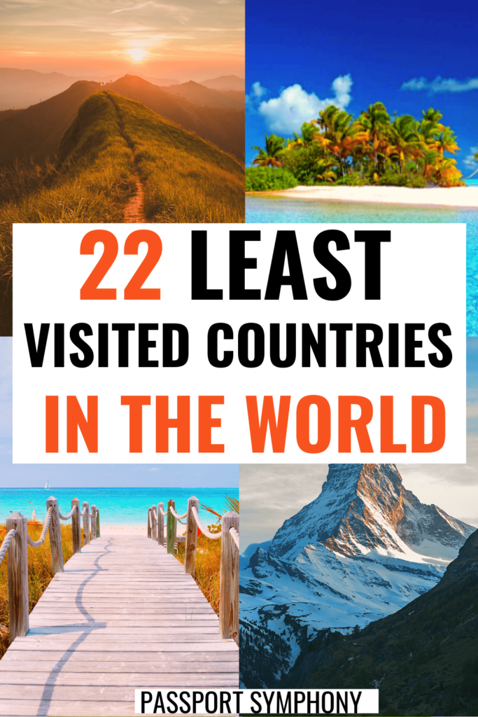 least visited countries in the world
