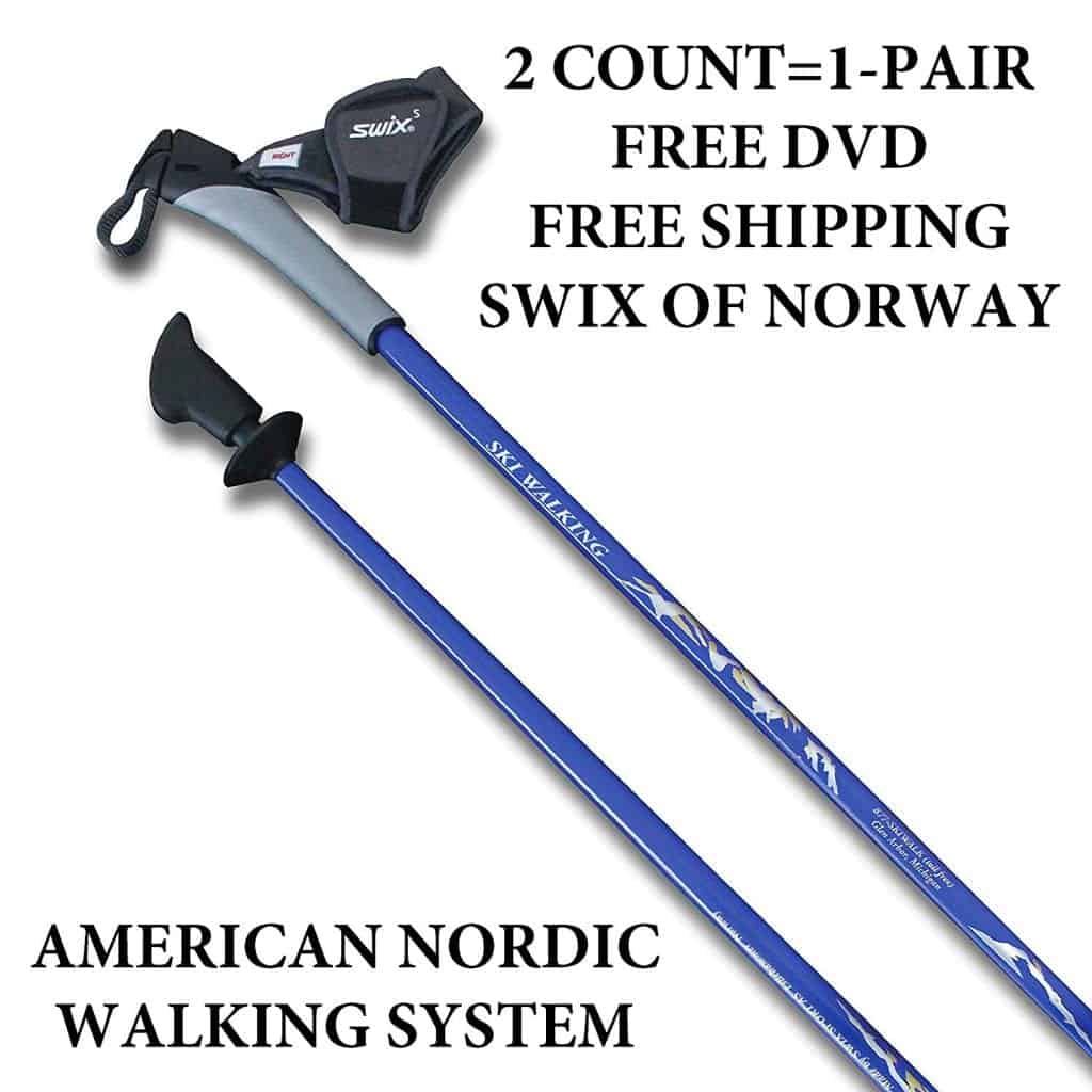 SWIX Nordic Walking Poles of Norway. Life Time Warranty