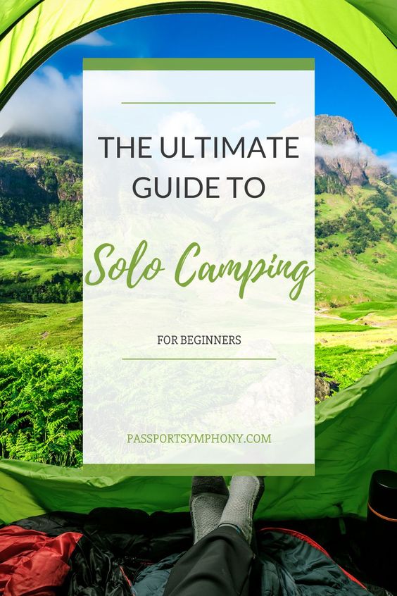 solo camping tips