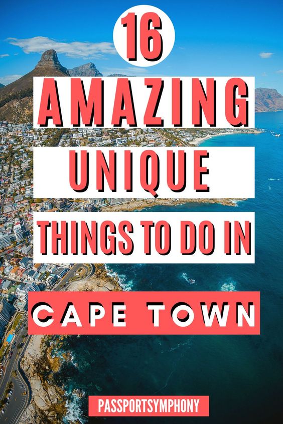 unique things to do in cape town