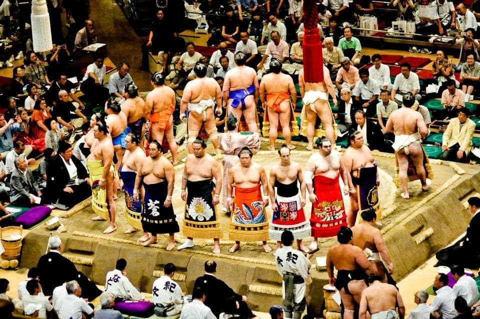 Sumo wrestling only in japan