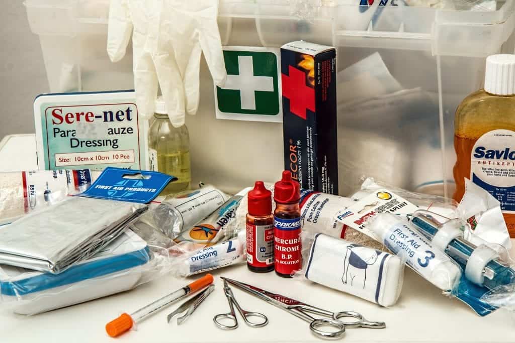 first aid travel kit