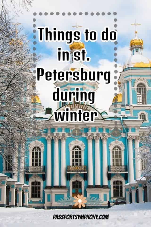 winter in saint petersburg