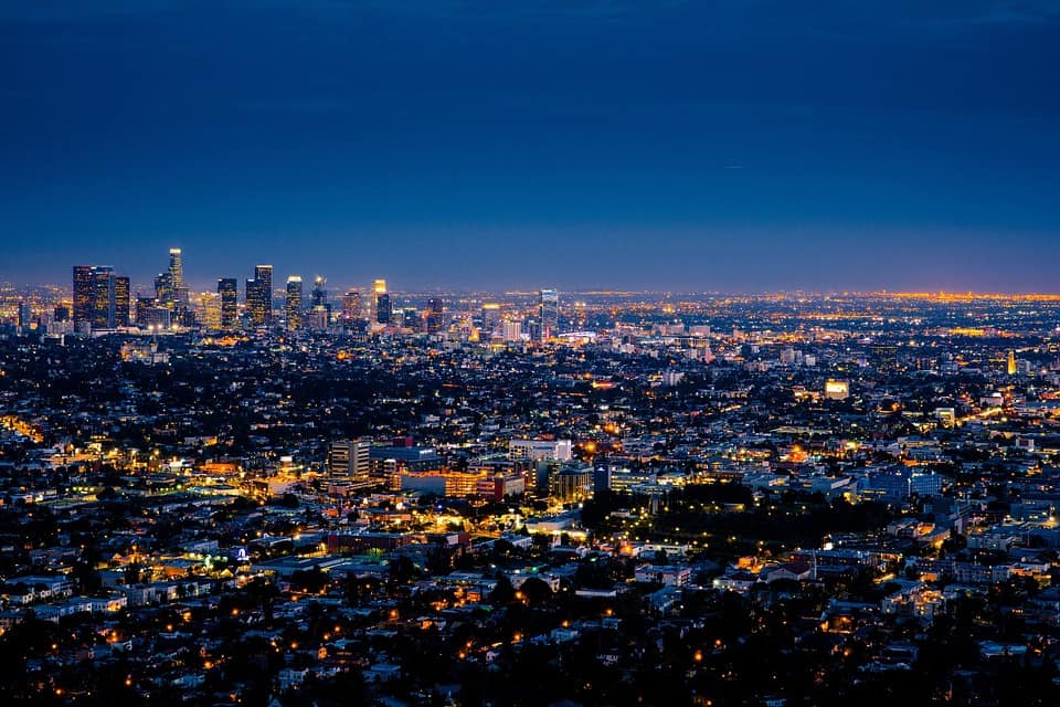 los angeles at night