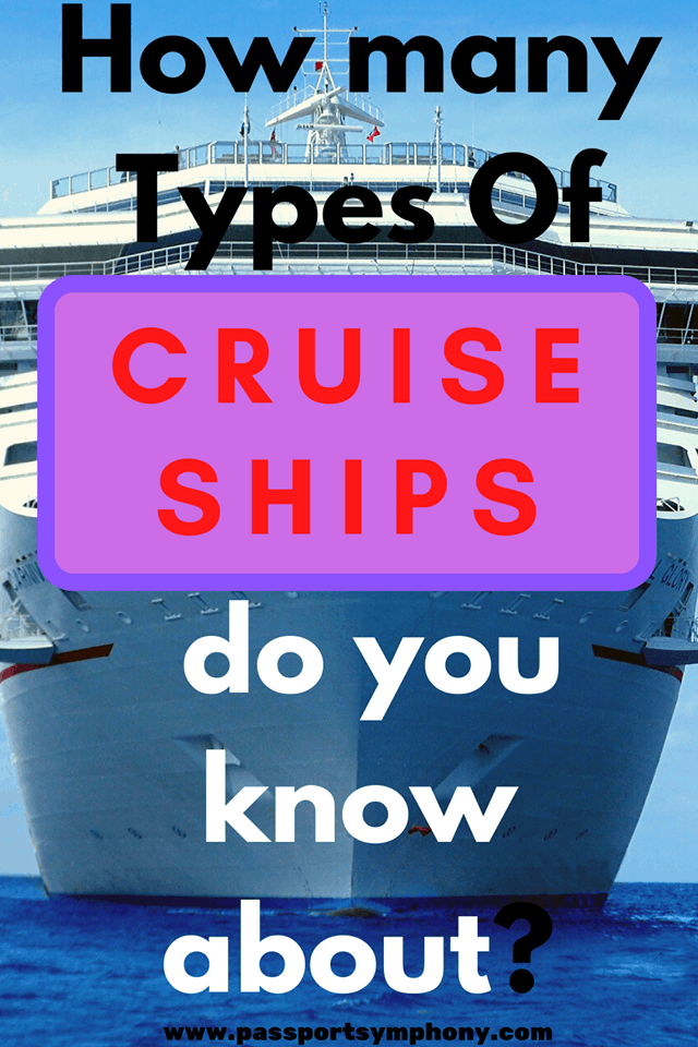 types of cruise ships
