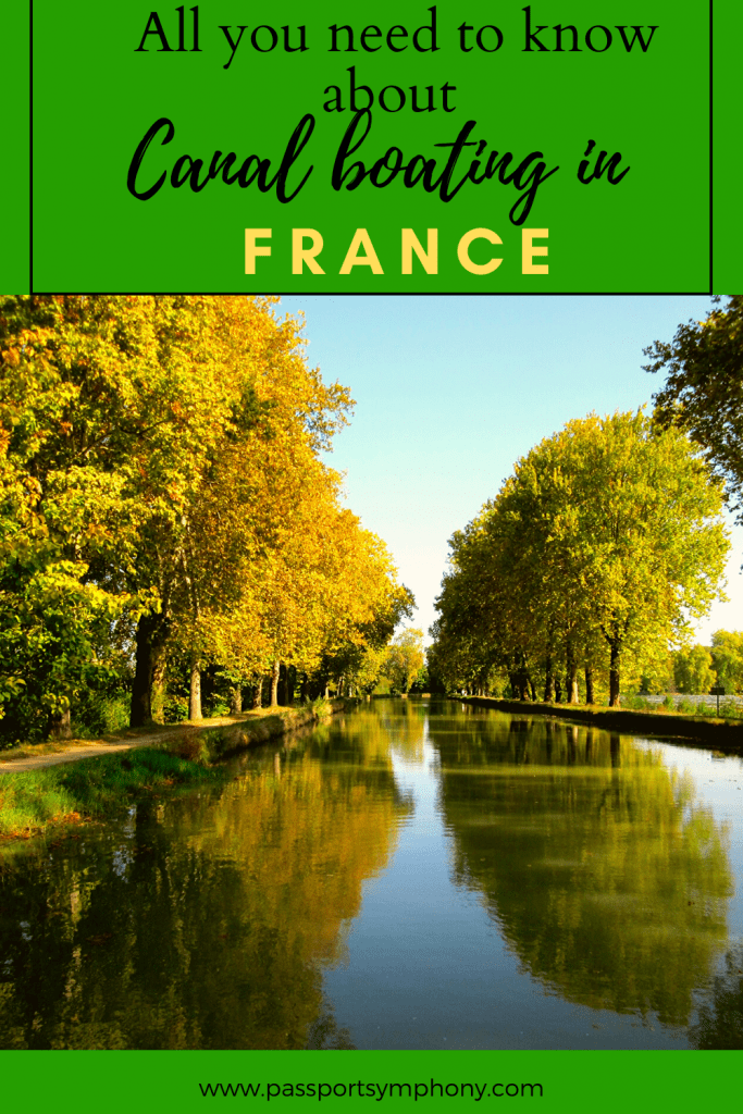 canal boating in france