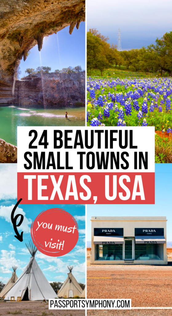 24 Beautiful SMALL TOWNS IN TEXAS