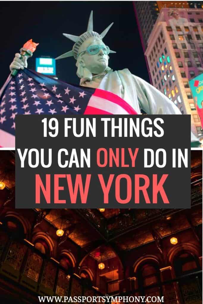 unique things to do in new york