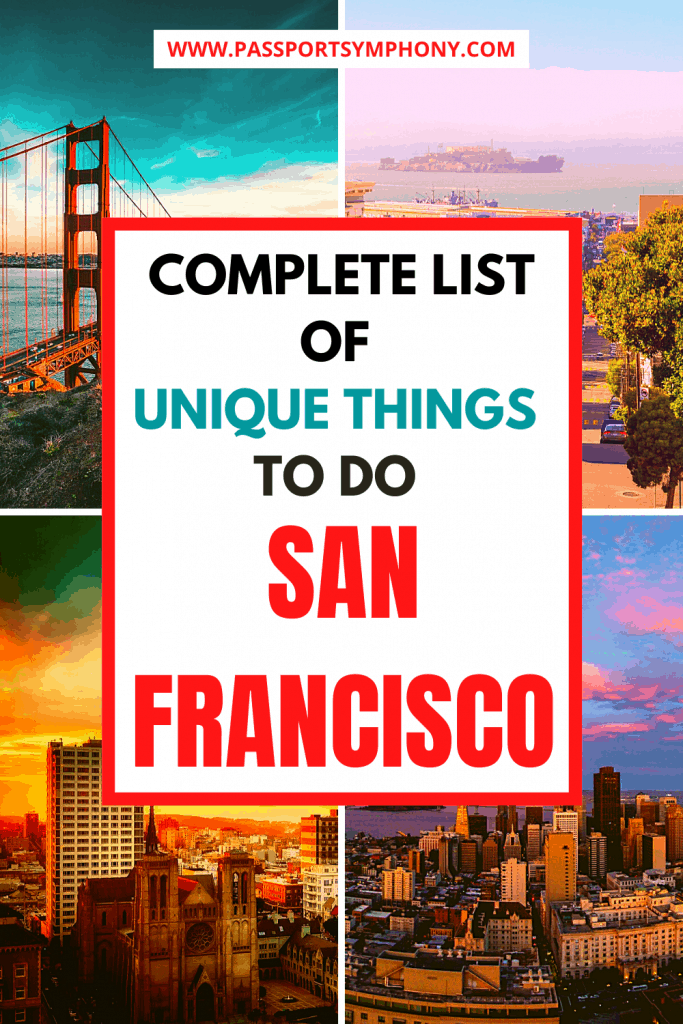 Unique Things to do in San Francisco 