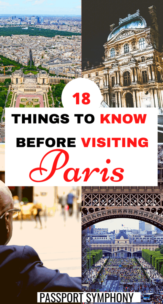 things to know before traveling to paris