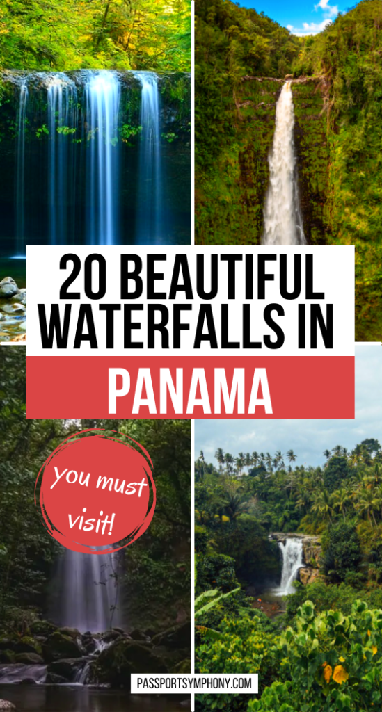 20 Beautiful waterfalls in panama