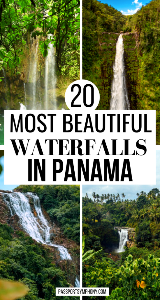 20 most beautiful waterfalls in panama
