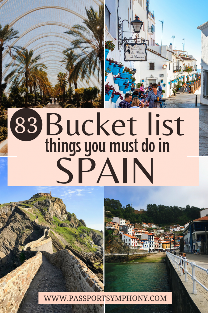 83 Must do things in Spain