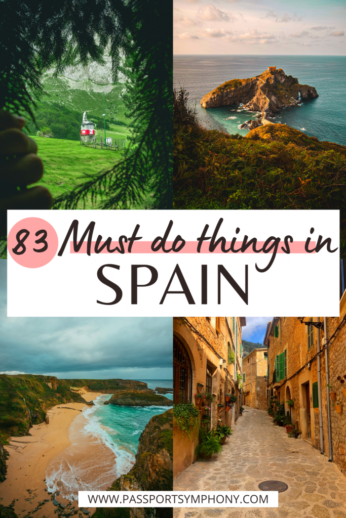 83 Must do things in Spain