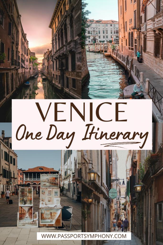 venice one day itinerary