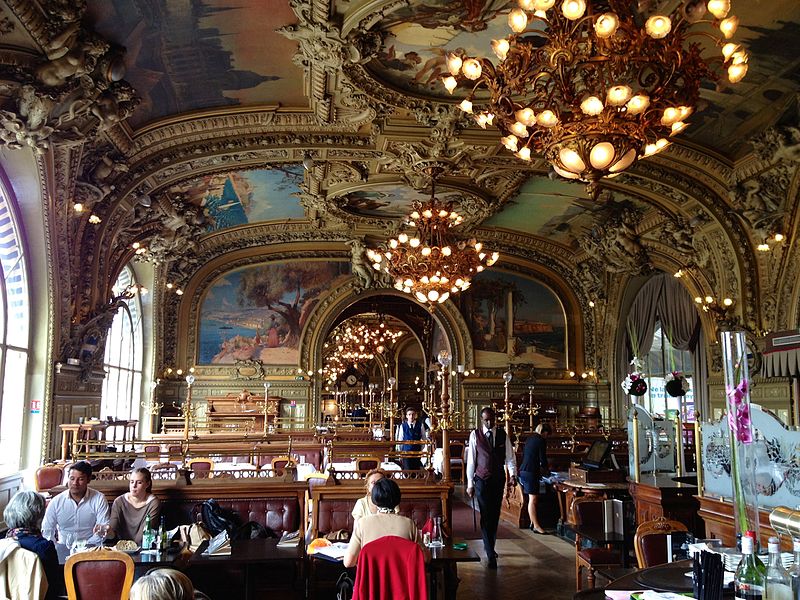 Le Train Bleu most famous cafes in paris
